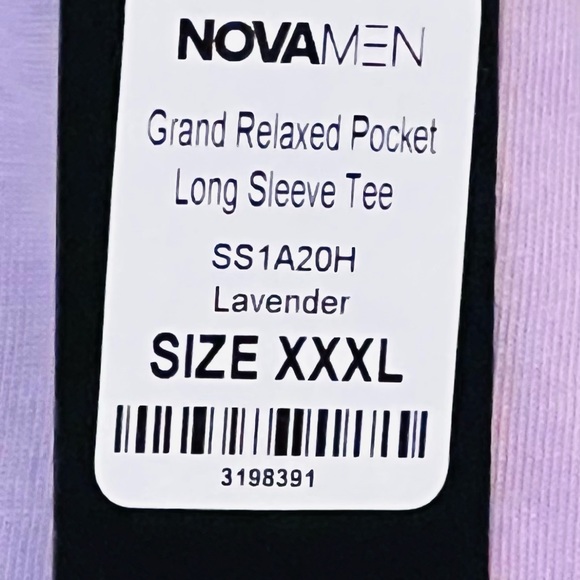 Mens Long Sleeve Pocket “Fashion Nova” Shirt - Picture 7 of 7